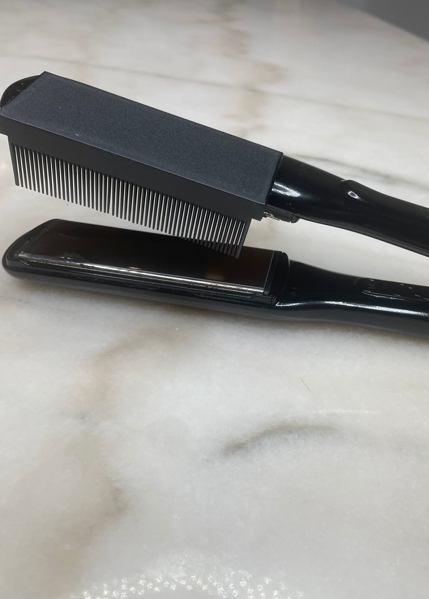 Silk press comb attachment